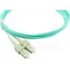 BlueOptics Cable de conexión de fibra óptica LC-SC multimodo OM3 dúplex, LC-UPC/SC-UPC, 1 m, beige (compatible con Corning 055702K512000001M)