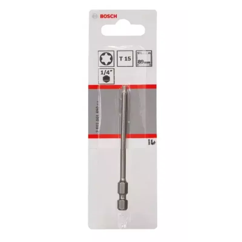 Punta de destornillador Bosch 2607001650 T15 extra dura 89 mm