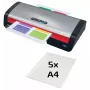 Plastificadora GBC 250 Office A4, 24 cm, plastificadora en caliente, 500 mm/min, 0,5 mm, A4, 100 µm