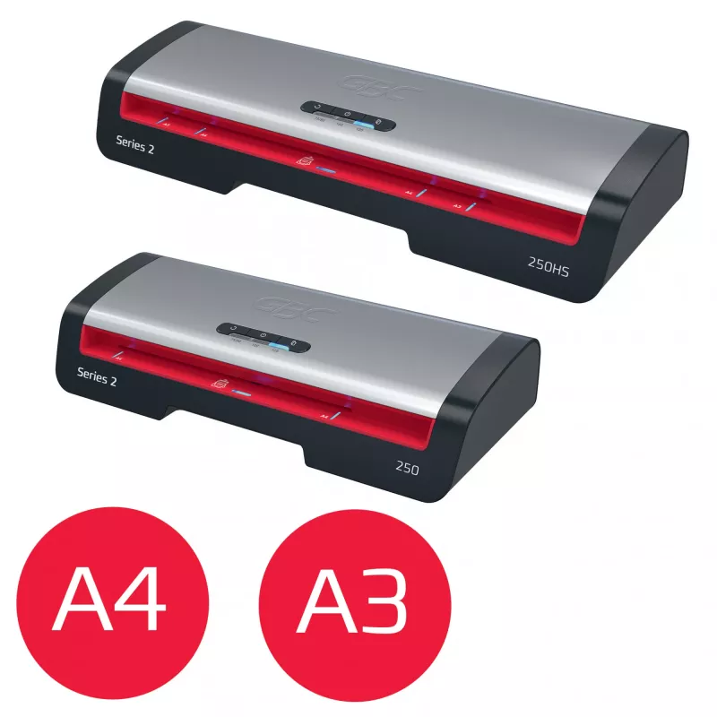 Plastificadora GBC 250 Office A4, 24 cm, plastificadora en caliente, 500 mm/min, 0,5 mm, A4, 100 µm