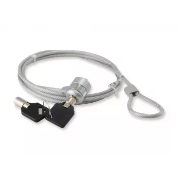 Conceptronic CNBSLOCK15 cable de seguridad plateado 1,5 m