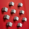 Imán de manualidades cubo Sigel BA193 neodimio plateado 10mm