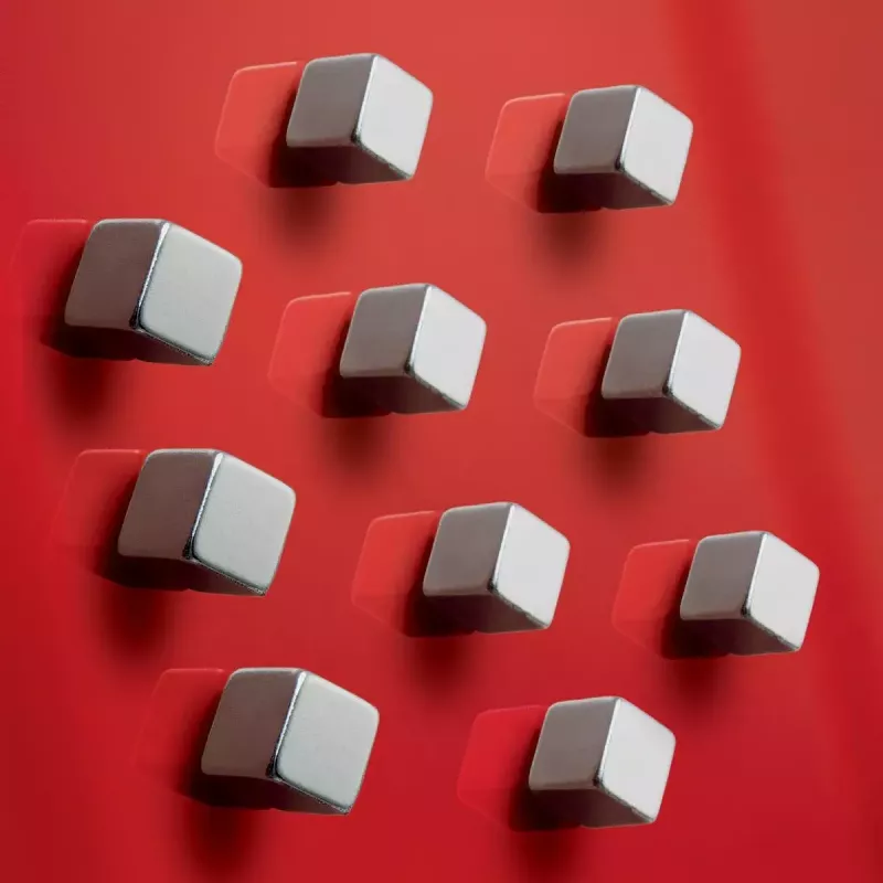 Imán de manualidades cubo Sigel BA193 neodimio plateado 10mm