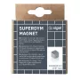 Imán de manualidades cubo Sigel BA193 neodimio plateado 10mm