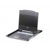 ATEN CL1000N CH Consola LCD de carril único de 19 pulgadas, 1U, distribución suiza, PS/2/USB