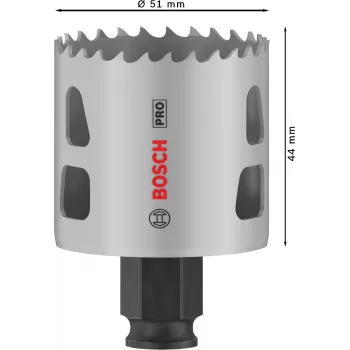 Bosch PRO Multi Material PC Plus 44/51 mm sierra de corona de un solo orificio
