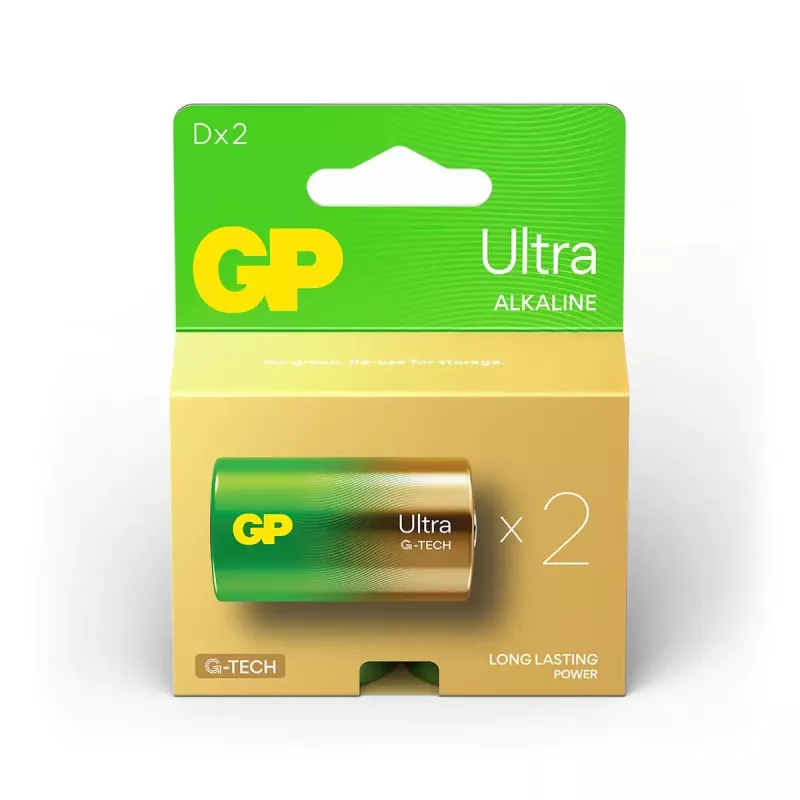 Pila desechable GP Batteries 03013AUETA-B2 D alcalina