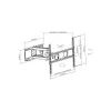 Techly ICA-PLB 344LTY soporte de pared para TV 177,8 cm (70