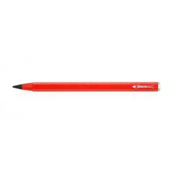 Portaminas TROIKA CONSTRUCTION ENDLESS HB rojo aluminio