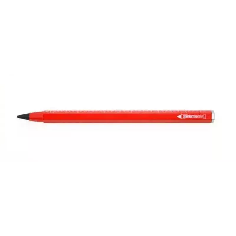 Portaminas TROIKA CONSTRUCTION ENDLESS HB rojo aluminio