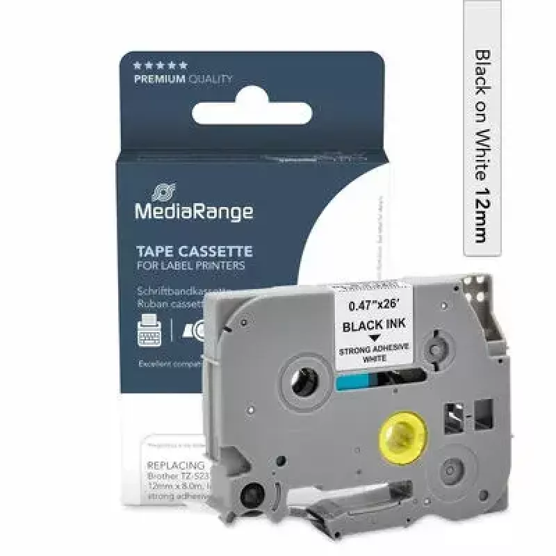 Cinta para impresora de etiquetas MediaRange MRBTZS231 Brother TZ-S231/TZe-S231
