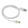 Cable USB Techly ICOC MUSB20-CMAM10TW USB 2.0 1 m USB A USB C blanco