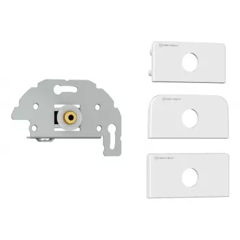 Mecanismo de toma de 3,5 mm Kindermann 7456 000 511 Blanco