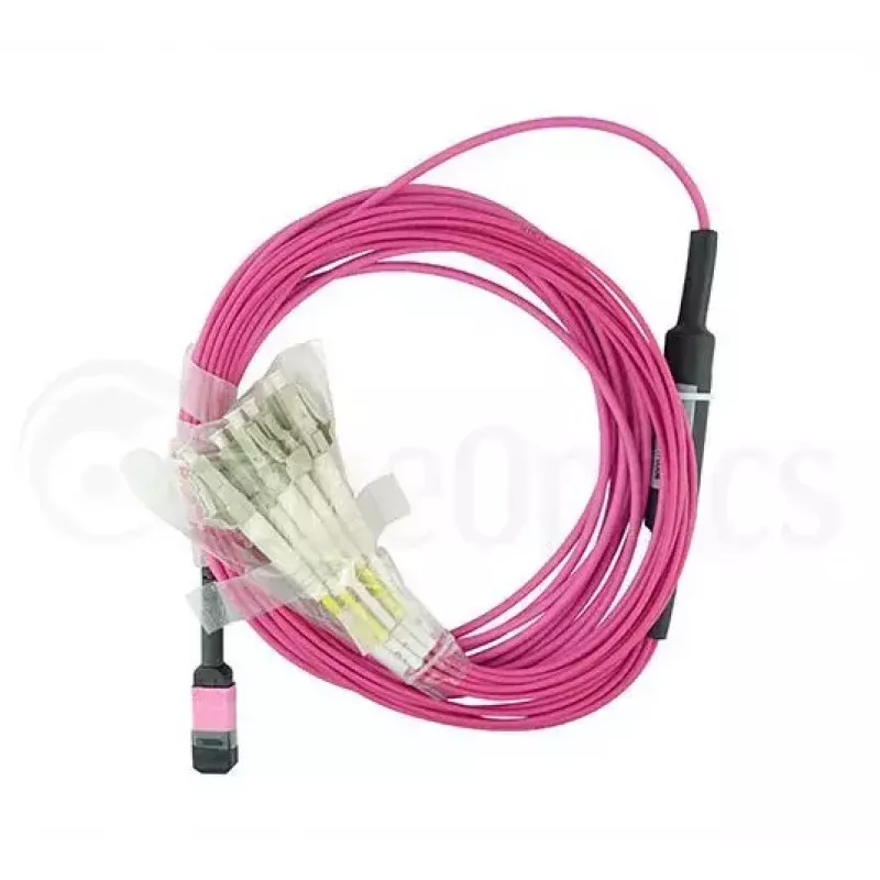 BlueOptics CBL-MPO12-4LC-OM4-1M-BO cable de fibra óptica InfiniBand MPO 4x LC