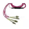 BlueOptics CBL-MPO12-4LC-OM4-1M-BO cable de fibra óptica InfiniBand MPO 4x LC