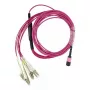 BlueOptics CBL-MPO12-4LC-OM4-1M-BO cable de fibra óptica InfiniBand MPO 4x LC