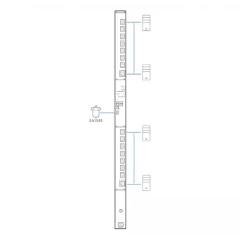 Sensor de fugas capacitivo ATEN EA1540 DC AC 10-30V 0,15A
