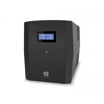 Conceptronic ZEUS 1200VA 720W SAI, toma IEC + Schuko, line-interactive, 1,2 kVA, 720 W, 220 V, 240 V, 220 V