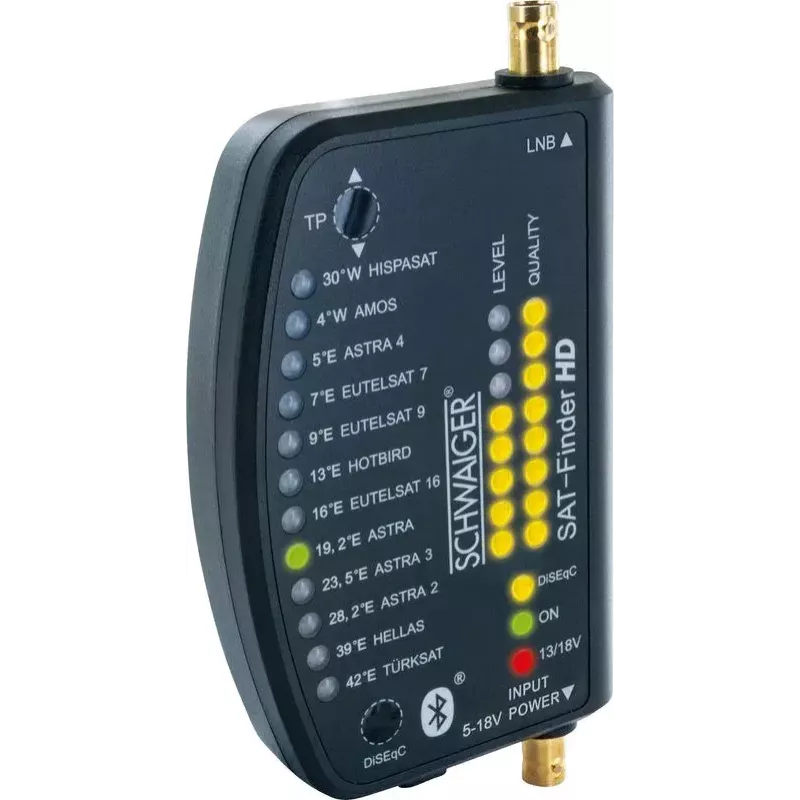 Buscador de satélites Schwaiger SF9003BTAKKU 950-2150 MHz plástico
