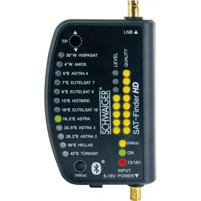 Buscador de satélites Schwaiger SF9003BTAKKU 950-2150 MHz plástico