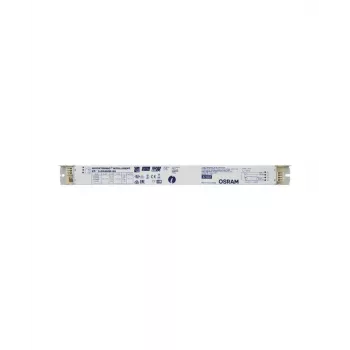 Balasto electrónico Osram QTi 1X35/49/80 GII — vida útil 100000 h, AC 198–264 V, 50/60 Hz, corriente de entrada 53 A, 360×30×21 mm