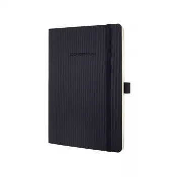 Cuaderno de notas Sigel Conceptum A5 194 hojas Negro