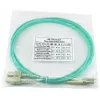 BlueOptics Cable patch de fibra óptica LC-SC multimodo OM3 dúplex, LC-UPC/SC-UPC, 2 m, beige (compatible con Corning 055702K512000002M)