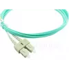 BlueOptics Cable patch de fibra óptica LC-SC multimodo OM3 dúplex, LC-UPC/SC-UPC, 2 m, beige (compatible con Corning 055702K512000002M)