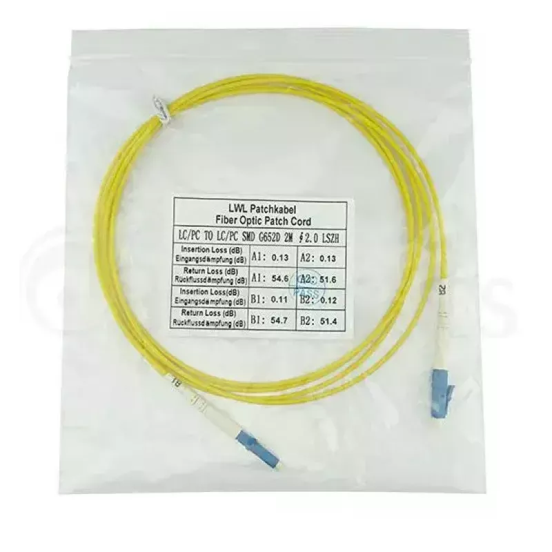 Cable de fibra óptica InfiniBand BlueOptics SFP2121BU3MK 3 m LC amarillo