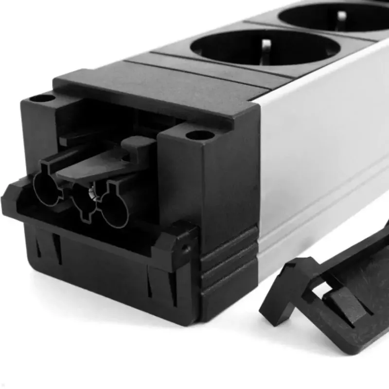 Protección contra sobretensiones Bachmann 906.306 3 salidas AC 250 V negro gris rojo