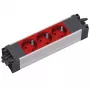 Protección contra sobretensiones Bachmann 906.306 3 salidas AC 250 V negro gris rojo