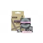 Cinta de etiquetas Epson LK-4PAS gris rosa transferencia térmica 1,2 cm