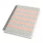 Cuaderno de notas Sigel JN600 A5 120 hojas negro rosa blanco