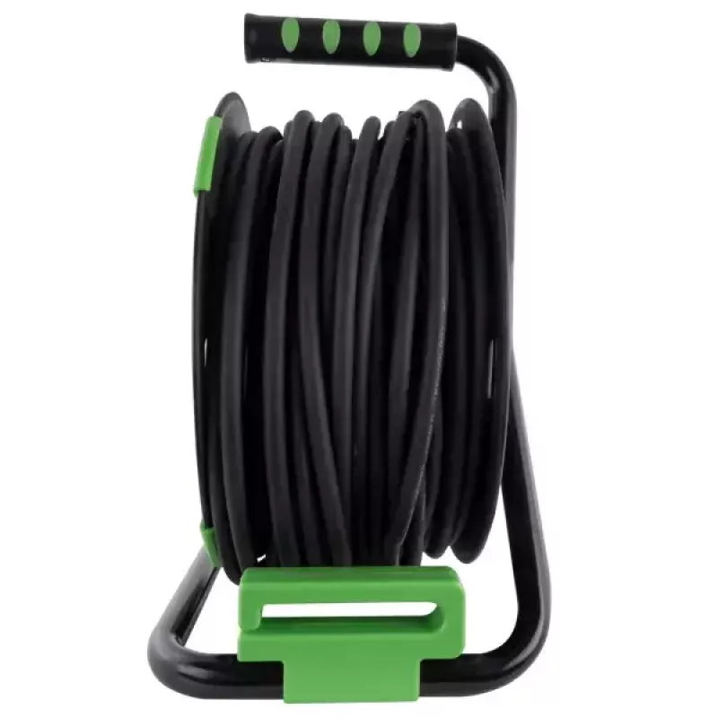 Alargador eléctrico REV 10217412 40 m 4 salidas AC interior/exterior negro verde