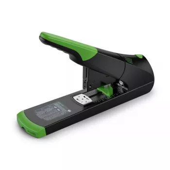 Grapadora Novus B 50 re+new capacidad de grapado 140 hojas negro verde