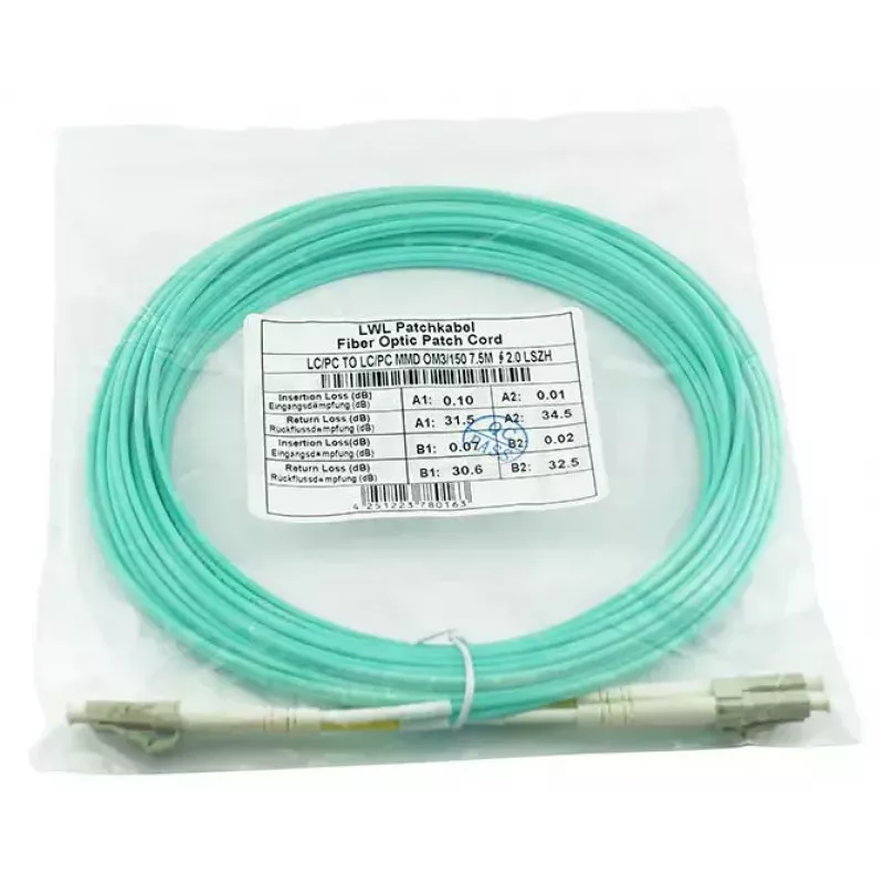 Cable de fibra óptica InfiniBand BlueOptics AJ836A-BO 5 m 2x LC aqua