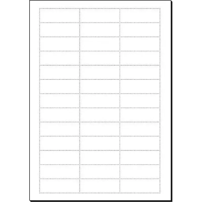 Etiquetas no adhesivas Sigel LP720 156 uds. blanco rectangular