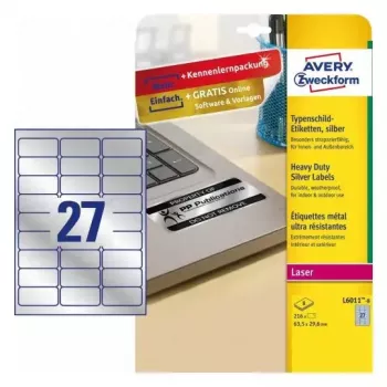 Etiqueta de impresora autoadhesiva Avery L6011-8