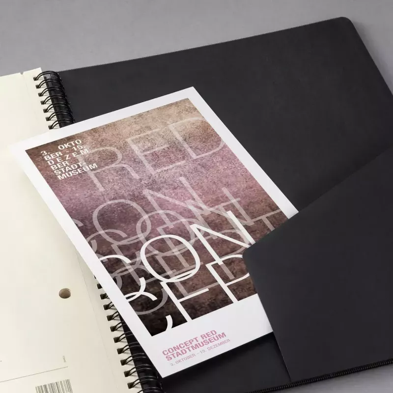 Cuaderno Sigel CONCEPTUM A5 160 hojas negro