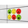 Imán de pizarra Legamaster símbolo magnético emoticono surtido 50 mm 6 uds.