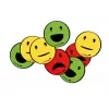 Imán de pizarra Legamaster símbolo magnético emoticono surtido 50 mm 6 uds.