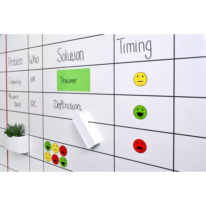 Imán de pizarra Legamaster símbolo magnético emoticono surtido 50 mm 6 uds.