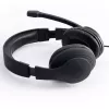 Hama HS-USB300 Auriculares con micrófono PC Office, con cable, USB, negro