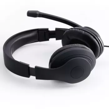 Auriculares con micrófono Hama HS-USB300 con cable diadema gaming USB Type-A negro