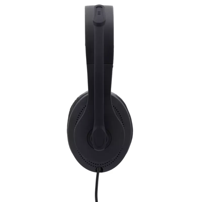 Hama HS-USB300 Auriculares con micrófono PC Office, con cable, USB, negro