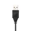 Hama HS-USB300 Auriculares con micrófono PC Office, con cable, USB, negro