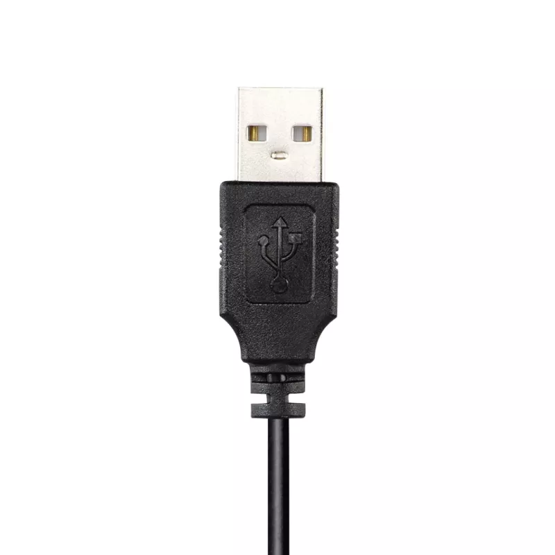 Hama HS-USB300 Auriculares con micrófono PC Office, con cable, USB, negro