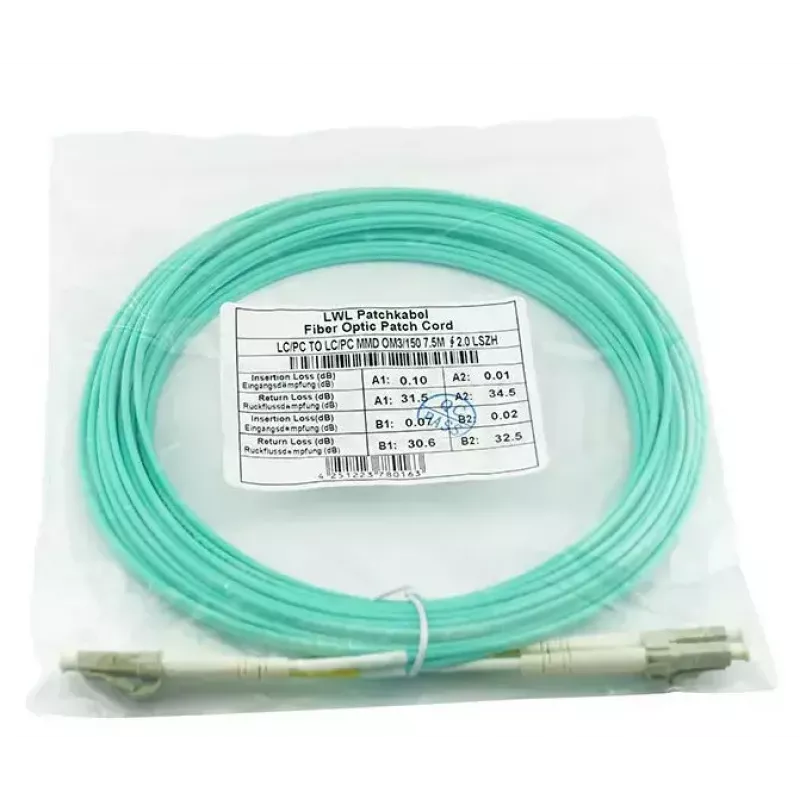 BlueOptics BK838A-BO cable de fibra óptica InfiniBand 1 m LC aqua