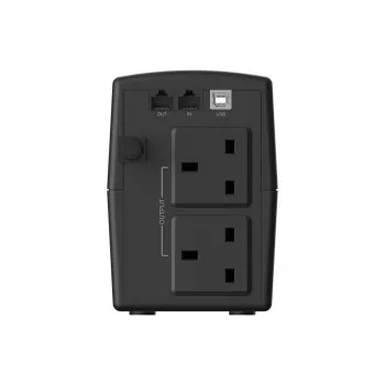 Conceptronic ZEUS02G 850VA 480W SAI, 2 tomas UK, HID-USB, RJ45 entrada/salida, AVR