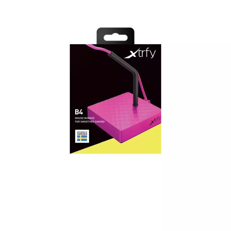 Soporte para cables CHERRY XTRFY B4 rosa 80x80x130 mm